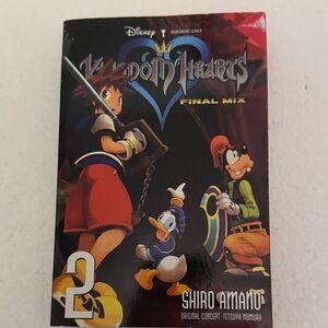 Manga Kingdom Hearts Final Mix Cover - Black, Red, Blue